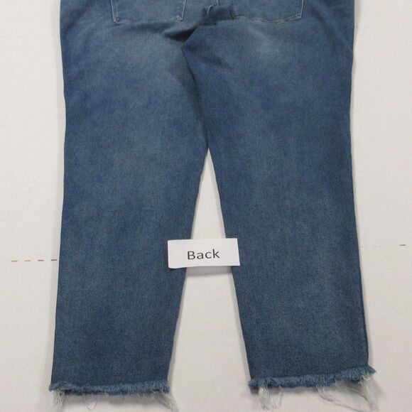 MADEWELL 10" High-Rise Skinny Raw Hem Denim Jeans Womens Plus Size 37 Button Fly - Picture 2 of 13